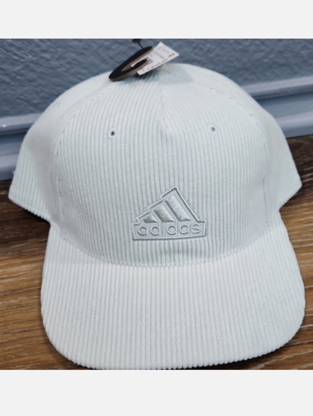 NWT Adidas Light Mint Green Corduroy Hat